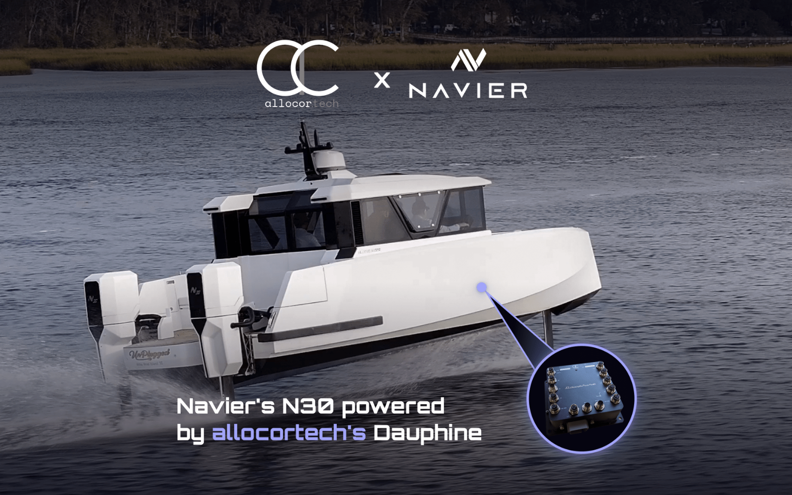 Sailing into the Future: Allocortech's Dauphine Powers Navier's Record-Breaking N30 Hydrofoil Delivery